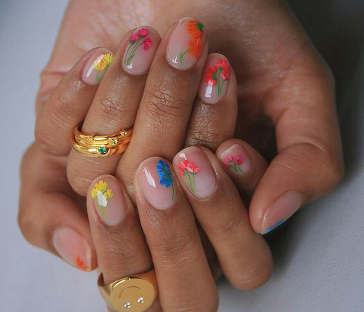 Pressed Flower Nails Will Be Your New Favourite Manicure Look